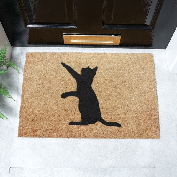 Fußmatte aus Kokosfasern, 40 × 60 cm Cat - Artsy Doormats-image-2