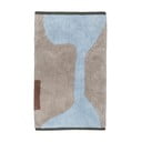 Waschbarer Baumwollteppich in Hellblau und Beige, 50 x 80 cm Figura - Mette Ditmer Denmark