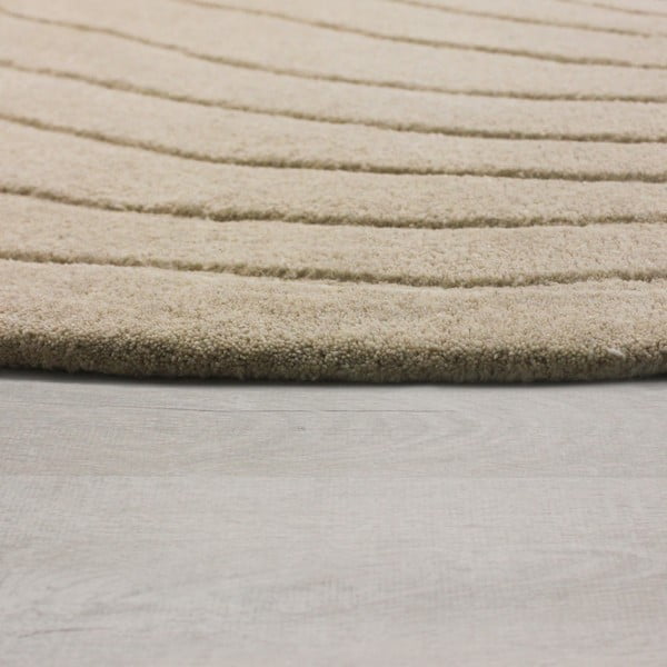 Beiger Wollteppich, 200 × 290 cm Puddle Wool - Flair Rugs-image-3