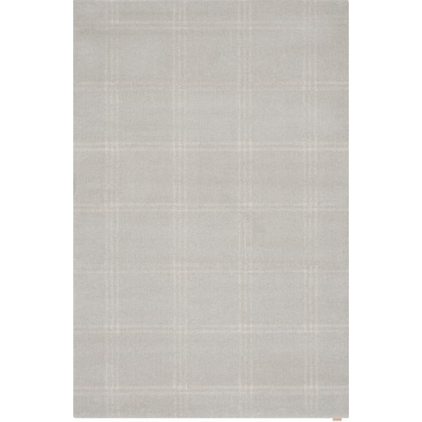 Cremefarbener Wollteppich, 200 × 300 cm Calisia M Grid Prime - Agnella