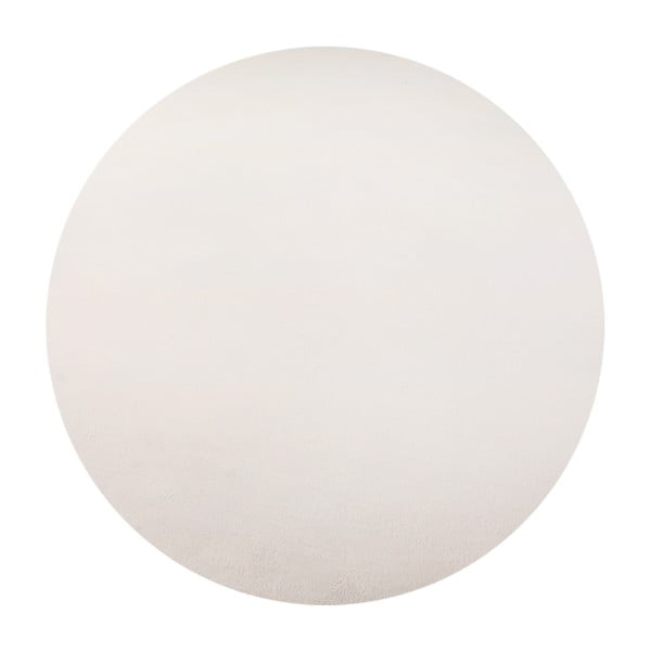 Cremefarbener, waschbarer, runder Teppich, Ø 120 cm Sky - Ayyildiz Carpets