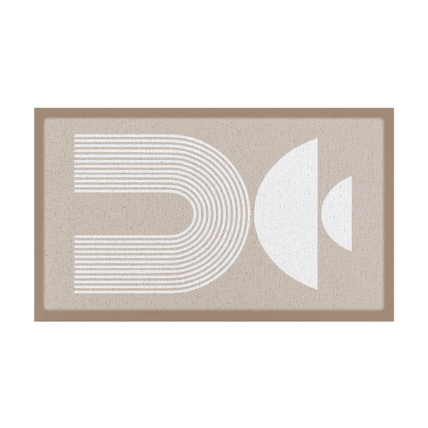 Fußmatte 40 × 70 cm Abstract Moon Beige - Artsy Doormats