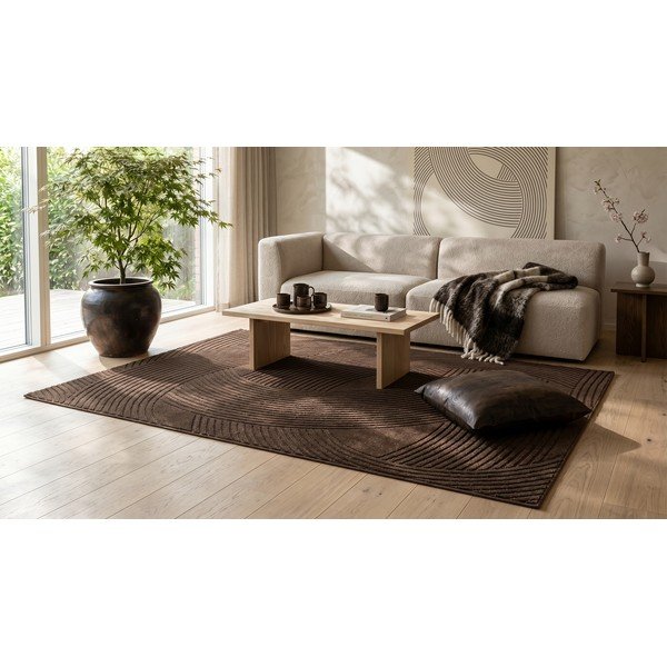 Brauner Teppich 200 × 290 cm Zephyr - ESTE-image-4