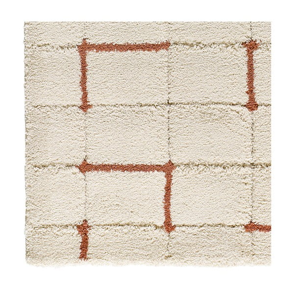 Teppich in Ziegelrot und Creme, 80 x 150 cm Brenda - Universal-image-3