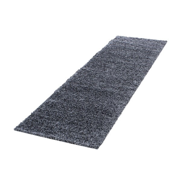Dunkelgrauer Läufer, 80 × 250 cm Life - Ayyildiz Carpets