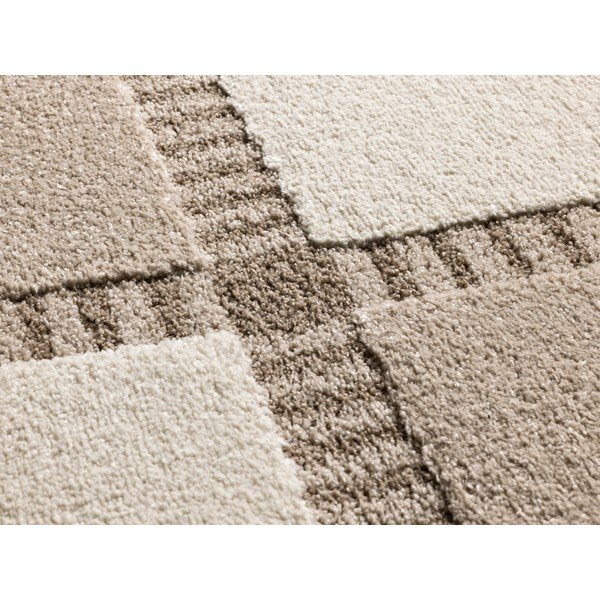 Beiger/cremefarbener Teppich 200 x 290 cm Candela - Universal-image-3