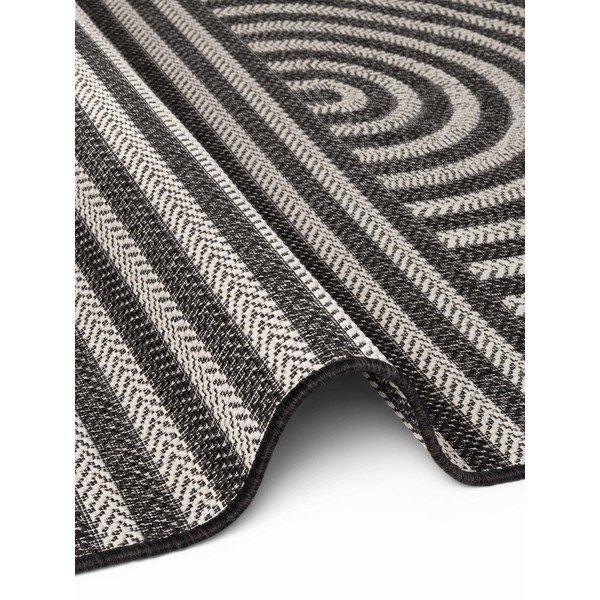 Schwarz/cremefarbener Teppich für den Innen- und Außenbereich, 160 × 230 cm Haringey Woodfield - Ted Baker-image-4