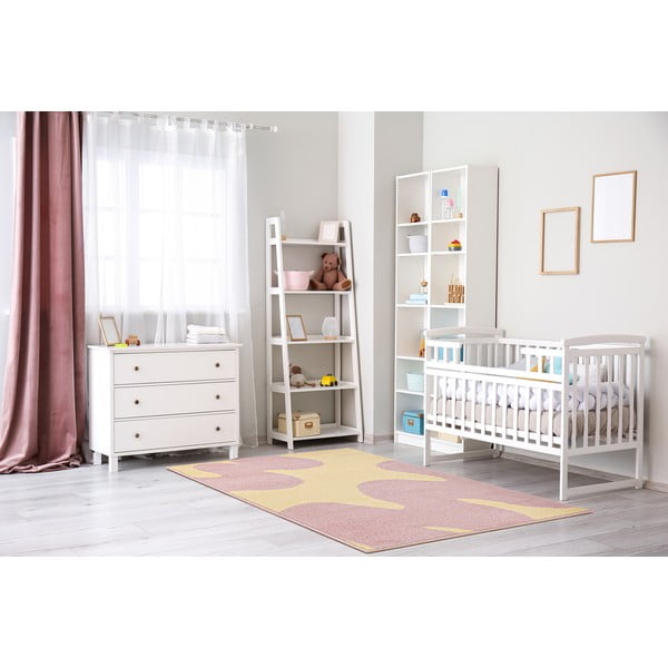Gelb-rosa Kinderteppich, 160 × 230 cm Hugsy Vanilla - FD-image-1