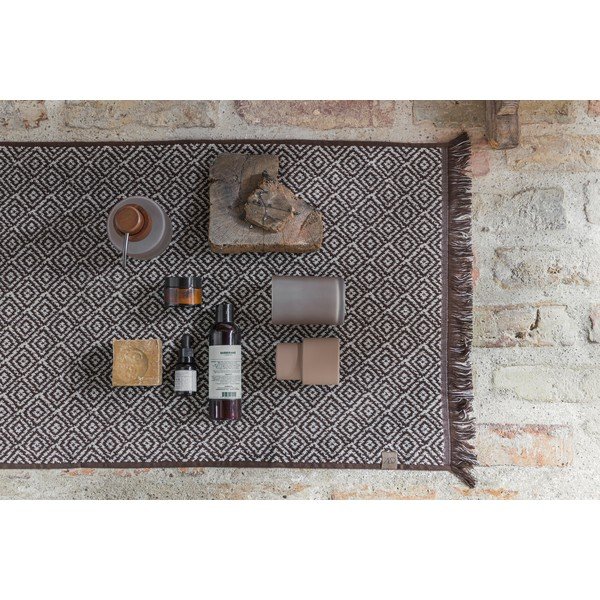 Dunkelbraune Badematte 50x80 cm Morocco – Mette Ditmer Denmark-image-1
