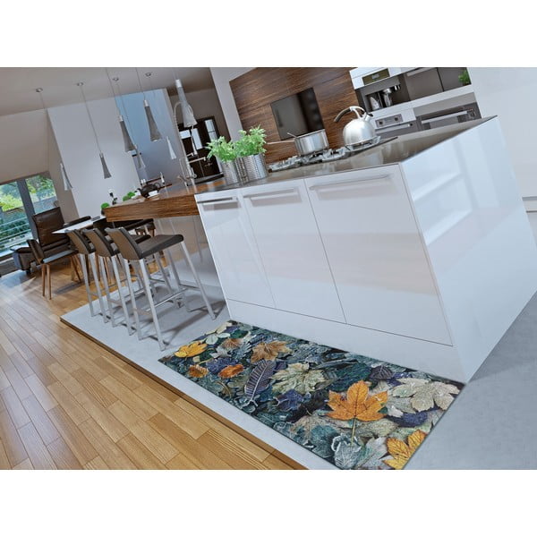 Waschbarer Teppich 52x200 cm Ricci Foliage – Universal-image-1