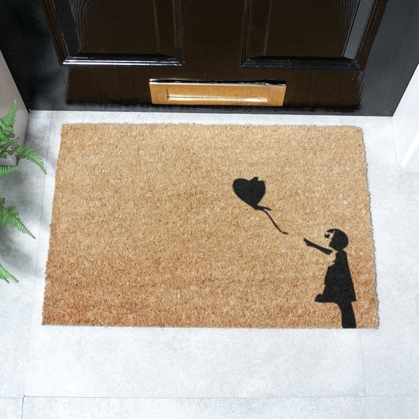 Fußmatte aus Kokosfasern, 40 x 60 cm Girl With a Ballon - Artsy Doormats-image-2