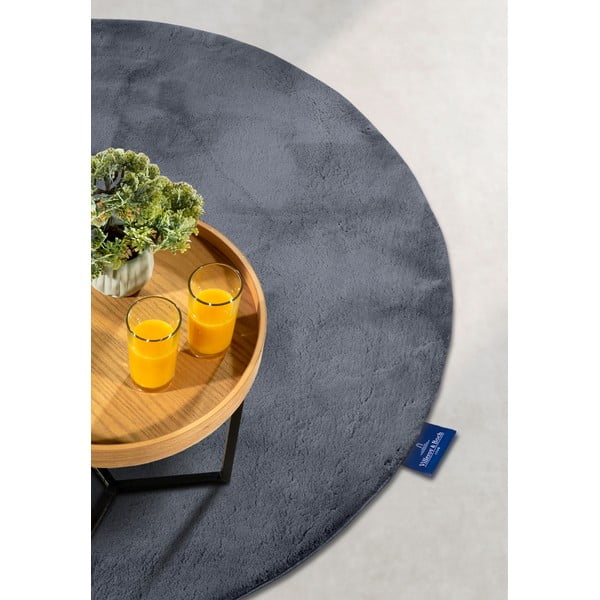Anthrazitfarbener runder Teppich, Ø 160 cm Leon - Villeroy&Boch-image-2