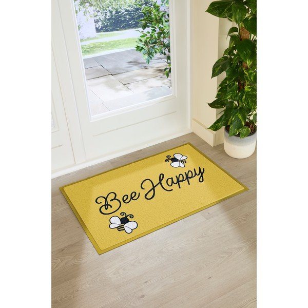 PVC-Fußmatte 60 x 90 cm Bee Happy - Artsy Doormats-image-1
