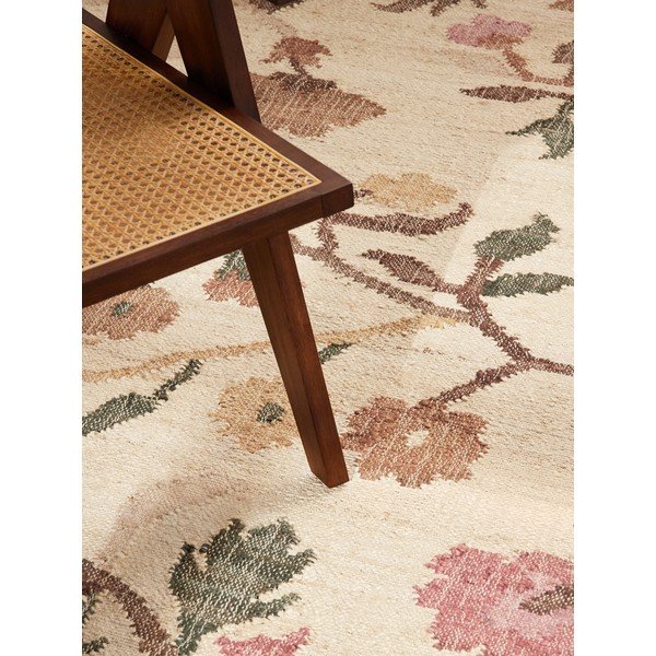 Cremefarbener, handgewebter Jute-Teppich, 120 × 170 cm Roya Violette - Elle Decoration-image-2