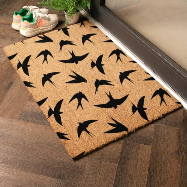 Fußmatte aus Kokosfasern, 40 x 60 cm Swallows - Artsy Doormats-image-1