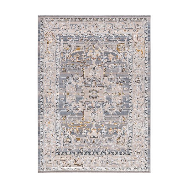 Grau-blauer Teppich 192 x 290 cm Berta - Universal