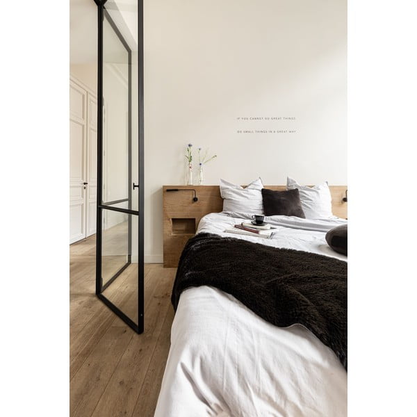 Schwarzes Kunstfell, 60 × 180 cm Lambskin - Tiseco Home Studio-image-1