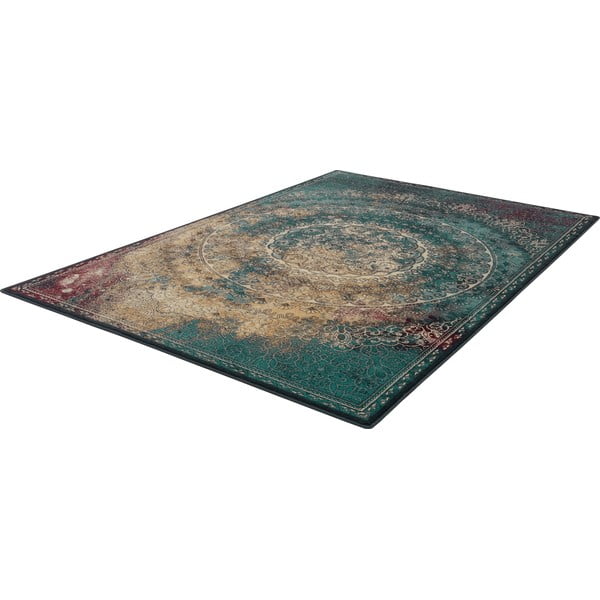 Wollteppich in Petrolblau, 200 × 300 cm Ann - Agnella-image-4