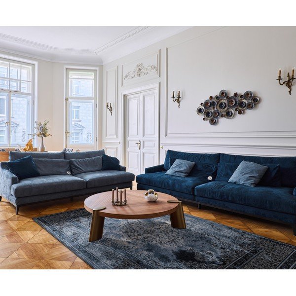 Blauer Wollteppich, 200 × 300 cm Difida - Agnella-image-1