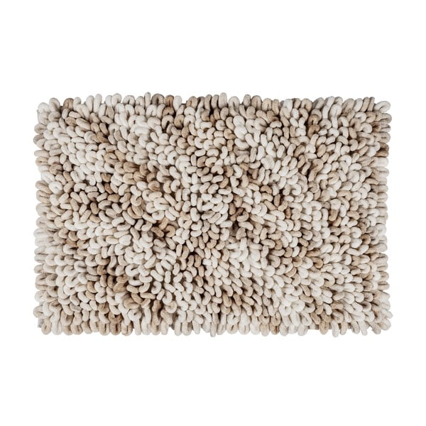 Beigefarbener Badezimmerteppich aus Stoff, 60 x 90 cm Lerici - Wenko