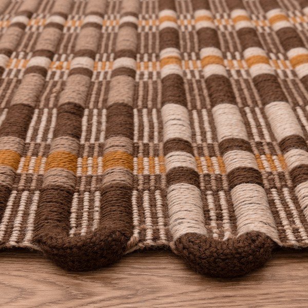 Brauner, handgewebter Teppich, 160 × 230 cm Arden - Asiatic Carpets-image-4