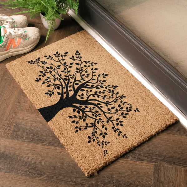Fußmatte aus Kokosfasern, 40 × 60 cm Tree of Life - Artsy Doormats-image-1