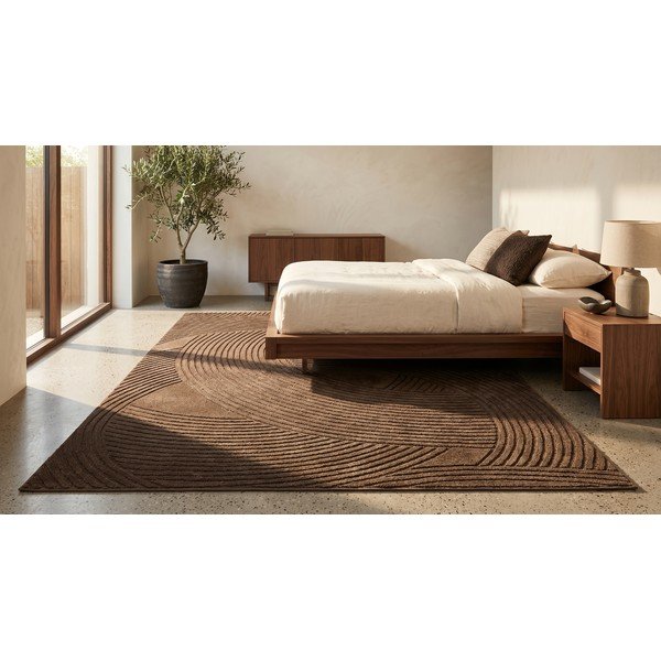 Brauner Teppich 200 × 290 cm Zephyr - ESTE-image-3