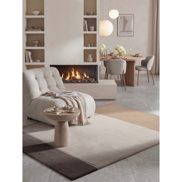Brauner/cremefarbener Teppich 200x290 cm Quentin – Villeroy&Boch-image-1