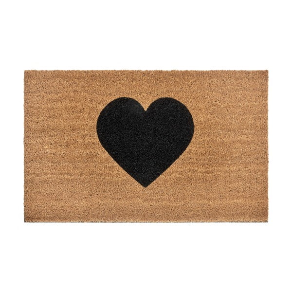 Fußmatte 45 × 75 cm Black Heart - Hanse Home