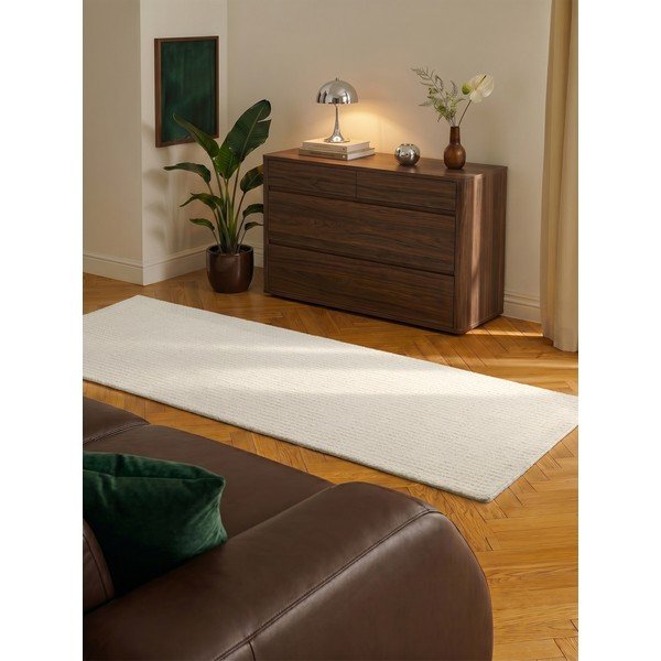 Cremefarbener Teppich 80x250 cm Eloise – Hanse Home-image-1