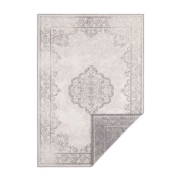 Grauer/beige Teppich für Innen- und Außenbereiche 80x150 cm Cebu – Hanse Home