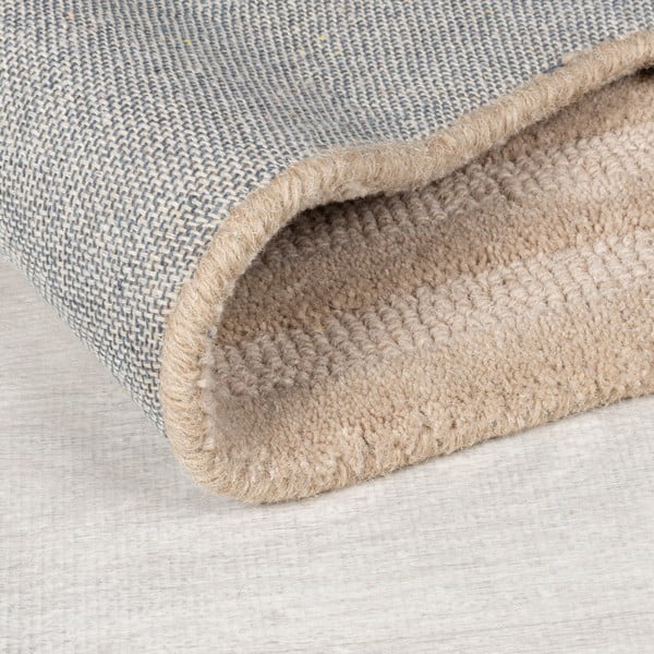 Beiger, handgewebter Wollteppich, 160 × 230 cm Zen Rectangles - Flair Rugs-image-3