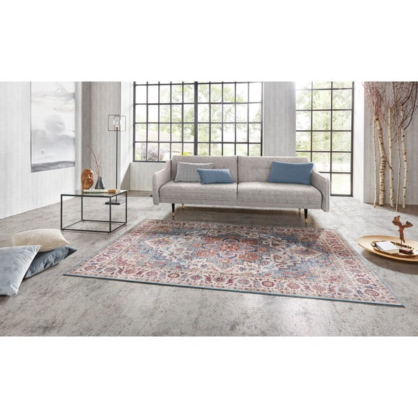 Blau-brauner Teppich, 200 × 290 cm Anthea - Hanse Home-image-3
