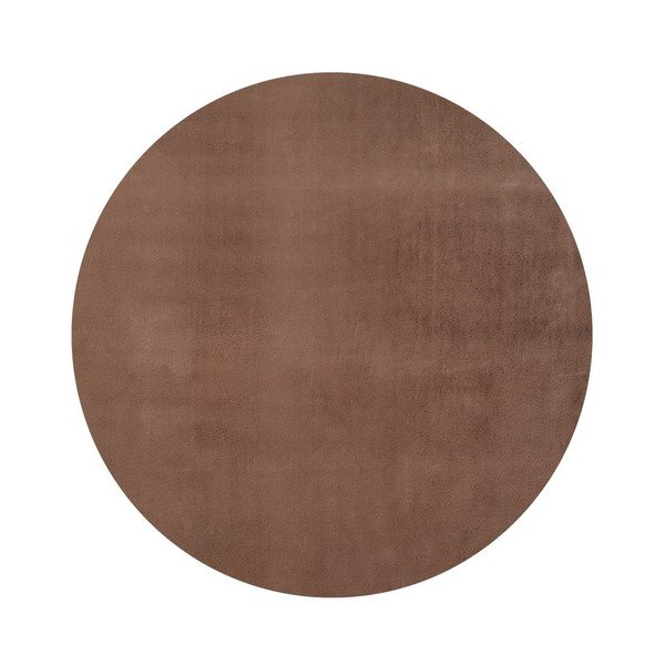 Brauner runder Teppich, Durchmesser 120 cm Joy 1400 - Ayyildiz Carpets