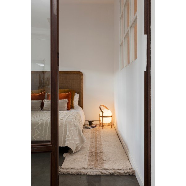 Baumwoll-Läufer in Beige-Ziegelrot, 80 x 230 cm Duetto Toffee - Lorena Canals-image-4