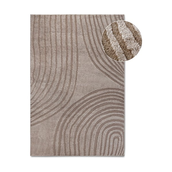 Beiger Teppich 200 × 280 cm Pigment Beige - Elle Decoration