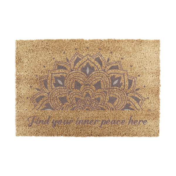 Fußmatte aus Kokosfasern, 40 x 60 cm Find Your Inner Peace - Artsy Doormats