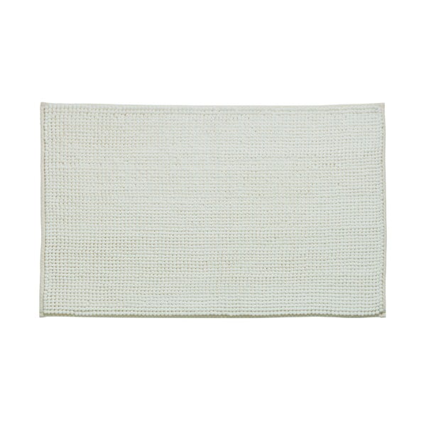 Beigefarbene Badezimmermatte, 50 × 80 cm Bobble - Catherine Lansfield
