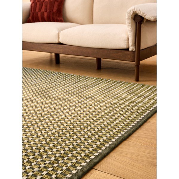 Khaki handgewebter Teppich 160x230 cm Ember – MADE-image-2