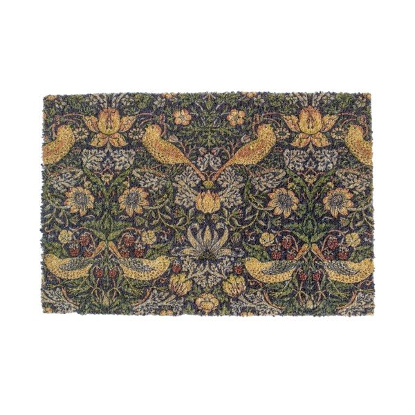 Fußmatte aus Kokosfasern, 60 x 90 cm William Morris Strawberry Thief - Artsy Doormats