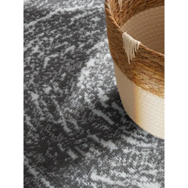Grau-cremefarbener runder Teppich, Ø 120 cm Gloria Cavallo - Hanse Home-image-4