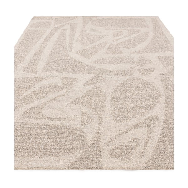 Cremefarbener, handgewebter Wollteppich, 160 × 230 cm Loxley - Asiatic Carpets-image-3
