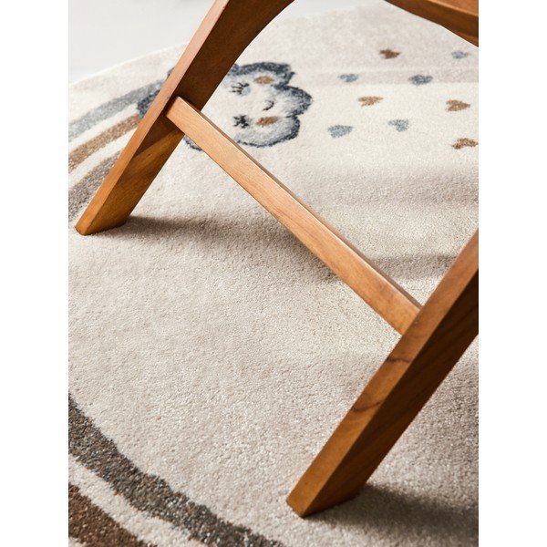 Cremefarbener Kinderteppich, Ø 160 cm Walk like an Elephant Rainbow - Villeroy&Boch-image-3