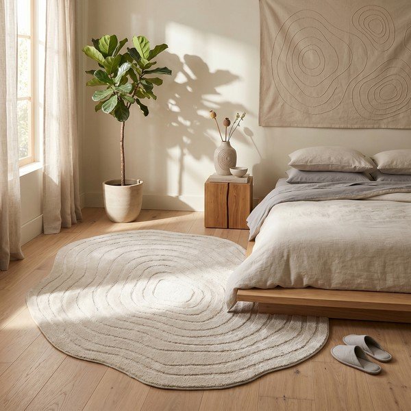 Beiger Teppich 160 × 230 cm Pebble - ESTE-image-4