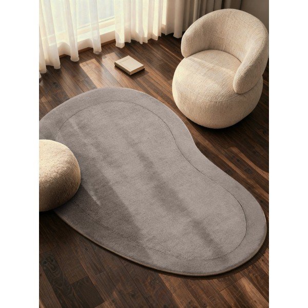 Grauer, handgewebter Teppich mit Wollanteil, 125 × 200 cm Organic Kivi Grey - Villeroy&Boch-image-1