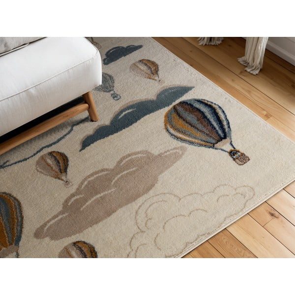 Cremefarbener Kinderteppich 160 x 235 cm Hot Air Balloon - Hanse Home-image-1