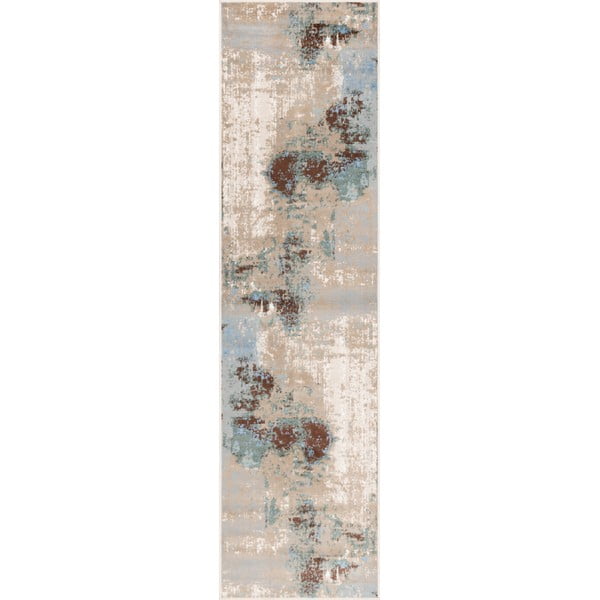 Beigefarbener Läufer 80 x 300 cm Sensi Ethan - FD