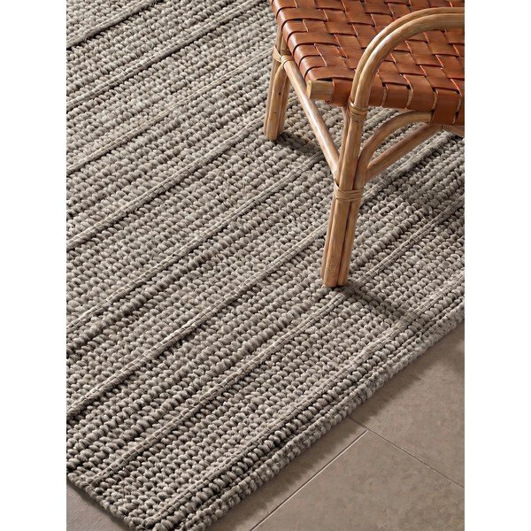Grauer, handgewebter Wollteppich, 120 × 170 cm Camden Parker - Ted Baker-image-2