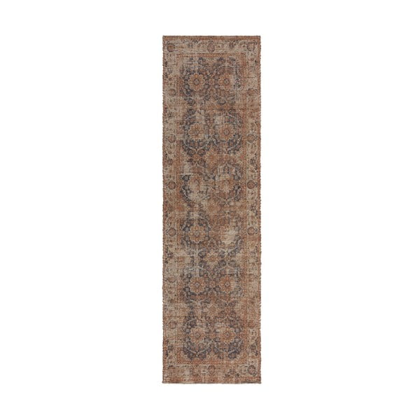 Handgewebter Läufer mit Juteanteil in Naturfarbe, 60 x 230 cm Miley - Flair Rugs