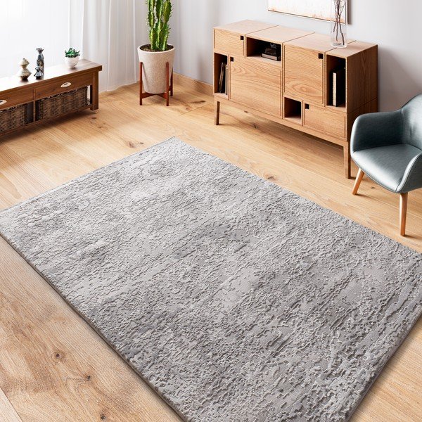 Hellgrauer Teppich, 154 × 230 cm Oris - Universal-image-1